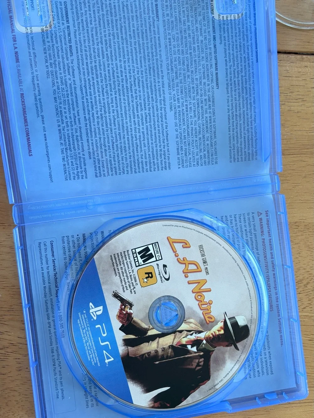 PlayStation 4 Game Case - Blue PS4 Game Cover (Pack)